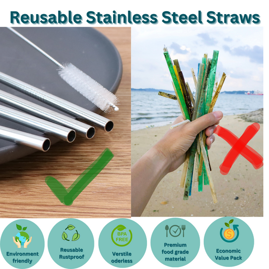 How to Clean Reusable Metal Straws (So They Never Smell)
