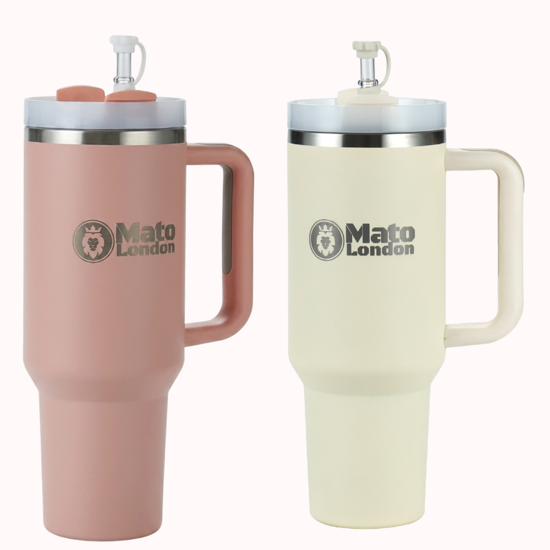 Mato London Hydration Duo — matching 40oz stainless steel tumblers for two