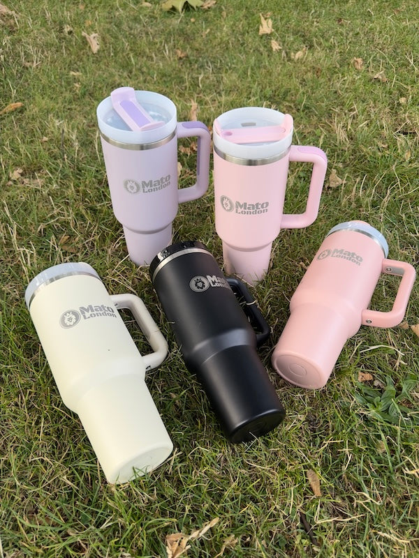 Mato London 40 oz stainless steel tumbler with lid and straw – premium Stanley Quencher dupe, insulated travel mug for hot and cold drinks, durable, leakproof, extra-large reusable cup for hydration, BPA-free, ergonomic handle, perfect for home, office, and outdoor use.Stanley Cup dupe.Stanley Tumbler alternative.Best Stanley Cup alternatives.40 oz insulated tumbler.Stanley Quencher look alike Affordable .Stanley Cup substitute.Top Stanley Cup dupes.Stanley Cup similar products.Stanley Cup competitors.

